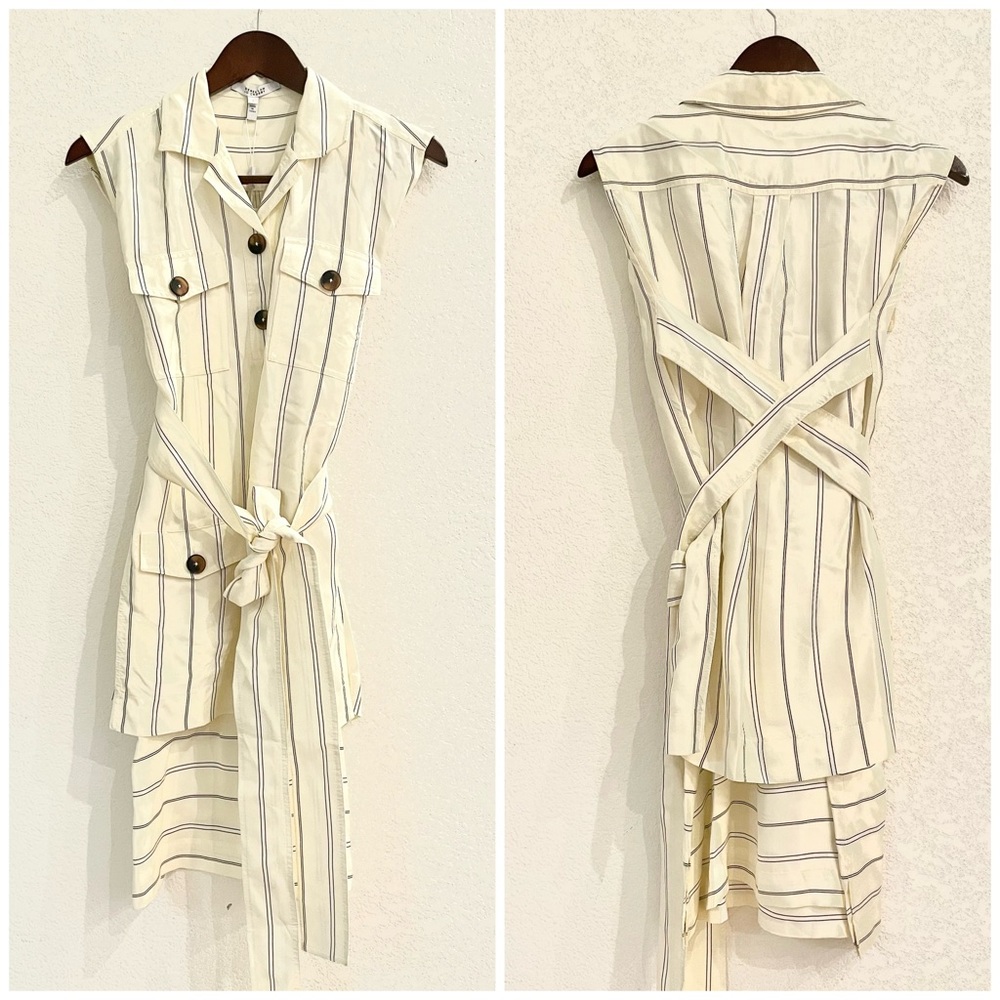 NWT Derek Lam 10 Crosby Utility Two-Piece Shirt Dress - Picture 11 of 16